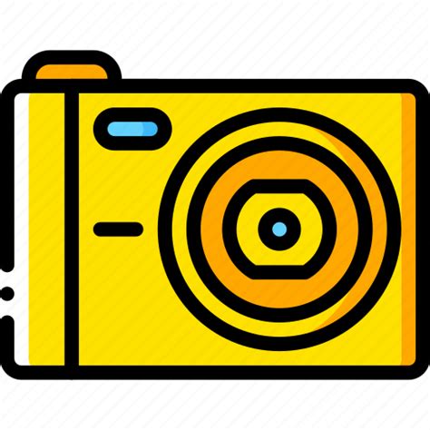 Cam Camera Compact Devices Yellow Icon Download On Iconfinder