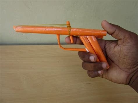 Paper gun that shoots paper bullets easy with trigger. How to Make a Paper Gun that Shoots Bands (with Trigger ...