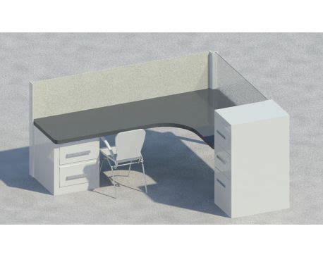 Classic, yet suited to any modern space. Office desk for Revit Architecture 2011 - modlar.com