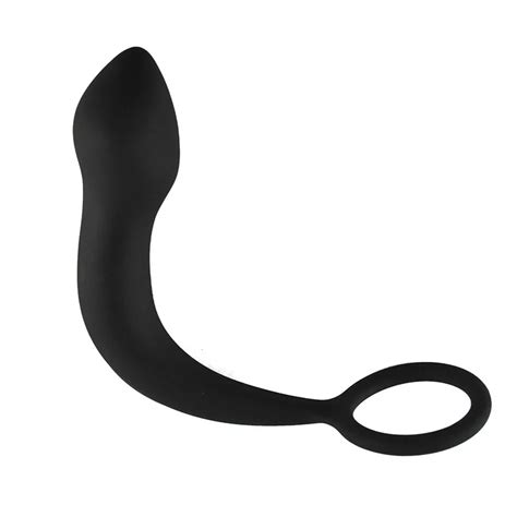 Waterproof Silicone Anal Plug Prostate Massager Soft Smooth Butt Plug Penis Cock Ring Adult Sex