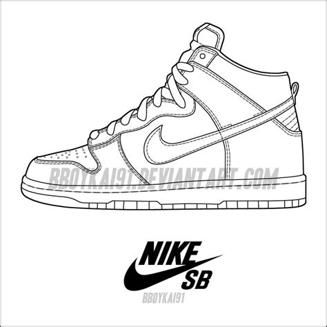 Nike Sb Dunk Template