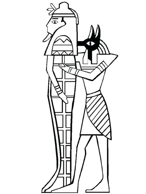 Egyptian mummy coloring page to color, print or download. Egyptian Mummy Coloring Pages at GetColorings.com | Free ...