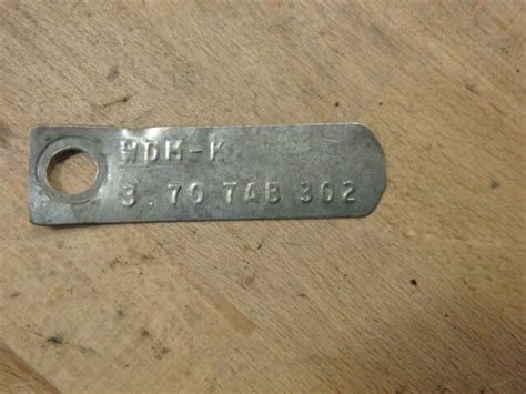 Ford 9 Inch 370 Rear End Open Differential Id Tag Ebay