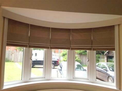 Roman Blinds Large Windows Window Treatments Design Ideas