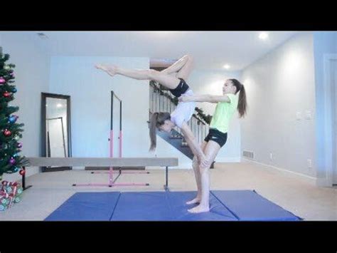 Acro Stunts Gymnastics Moves Gymnastics Tricks Acro Yoga Poses Acro