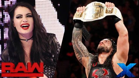 Paige Returns And Roman Reigns Wins The Intercontinental Title Wwe Raw