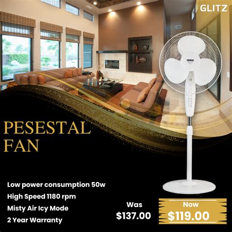 Usha Pedestal Fan — Glitz Lighting And Electrical
