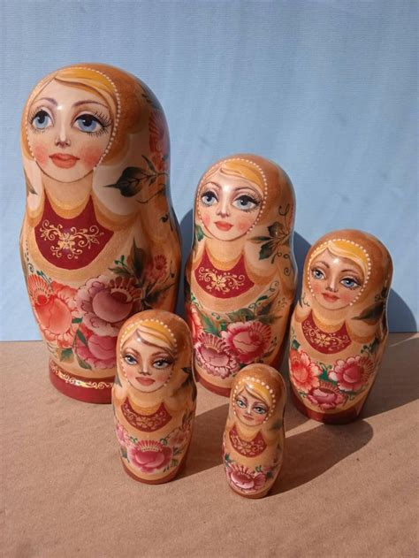 Nesting Dolls Traditional Matryoshka Babushka T For Her Etsy