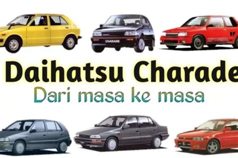 Mengulas 4 Varian Daihatsu Charade Dari Tipe Turbo Yang Dikenal Langka