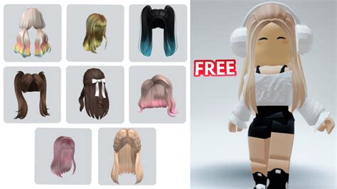 🤩get These Free Hairs For Free Now In Roblox Easy Free Roblox Items
