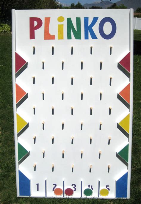 Plinko Board PDF Plans Etsy Diy Carnival Games Plinko Board
