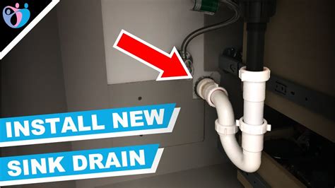 How To Plumb A New Sink Drain Quick And Easy Bathroom Sink Drain