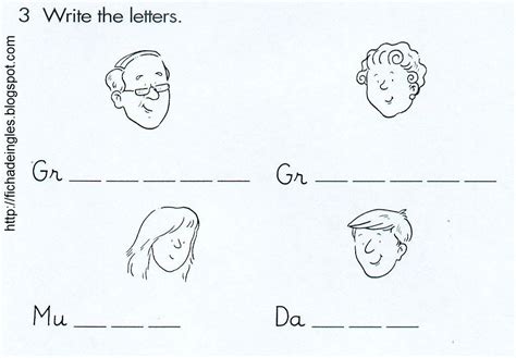 learning  fun family worksheets