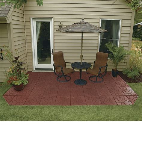 Whether you're still knee deep in snow or finally starting to get a glimpse of spring, now is the time to start turning your day dreams into a shopping list. Shop Rubberific Red Square Rubber Paver (Common: 16-in x ...