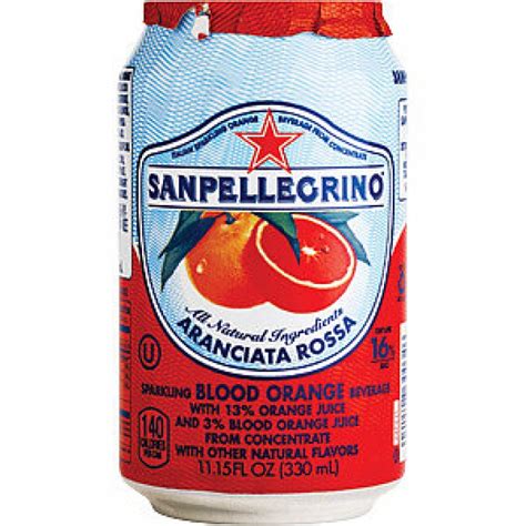 San Pellegrino Blood Orange Cans Aranciata Rossa 24x330ml Debriar
