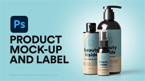 How To Design A Cosmetic Product Label And Use Mock Ups In Adobe