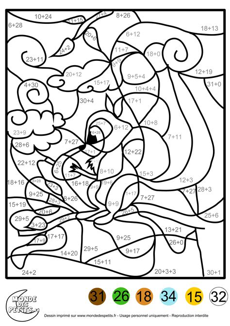 11 Loisirs Coloriage Magique Ce1 Français Photos  COLORIAGE