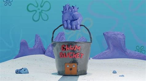 After getting fed up with mr.krabs' greedy nonsense, squidward decides to quit his job and work at the chum bucket instead. Spongebob Chum Bucket : blender