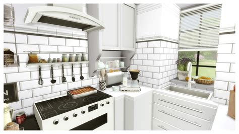Sims 4 Small Black And White House House Mods For