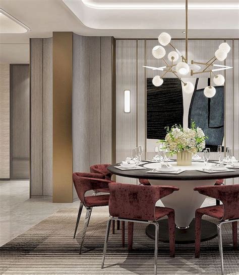 Wondrous Ways Make Modern Dinning Room Interior Styles Luxury Dining