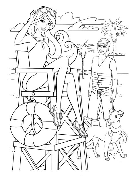 törzs Tarifa Utazás barbie beach coloring pages szint megfázik nevelés