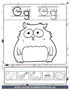 Compañeros maestros les comparto el siguiente material didáctico recorto y aprendo el cual consta con diferentes actividades. fichas interactivas hoja 6 | Escritura preescolar, Actividades de letras, Lecto escritura preescolar