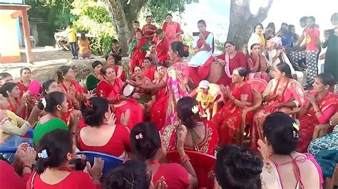 Teej Dance Women Group Galyang 9 Chiddada Syangja Nepal Youtube