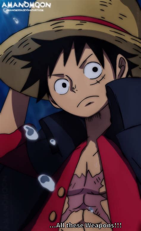 One Piece Bölüm Luffy Tarou Amanomoon dan Onigashima ile Dövüş