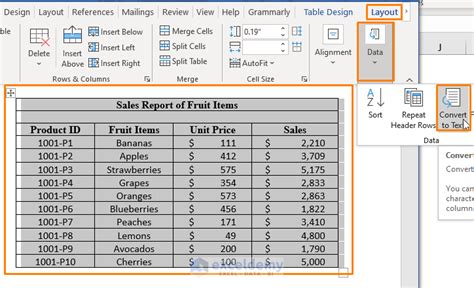 How To Convert Word Table To Excel Spreadsheet 6 Methods