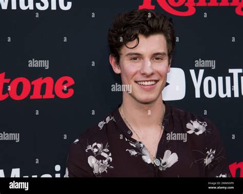 Shawn Mendes Attends A Rolling Stone Magazine Relaunch Event Presented By YouTube Music On