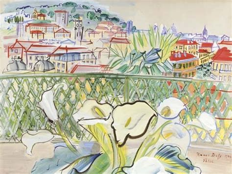 Raoul Dufy La Terrasse à Nice 1940 Mutualart