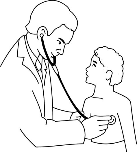 Doctor Clip Art Black And White Clip Art Library