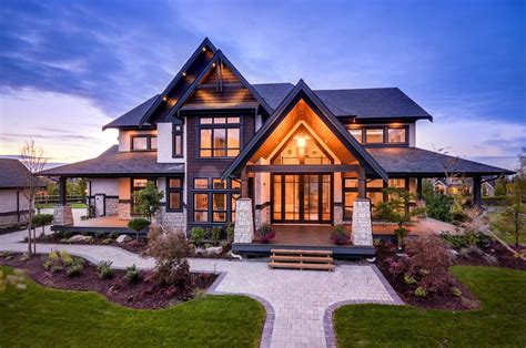 Transitional Style Home In British Columbia Showcases Gorgeous Details