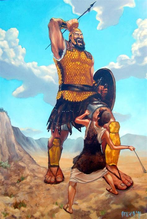 Épinglé Par Daniel Tang Sur Bible Illustrations David Et Goliath