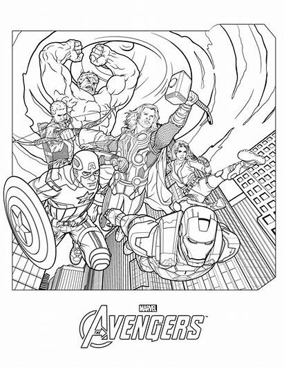 Coloring Avengers Marvel