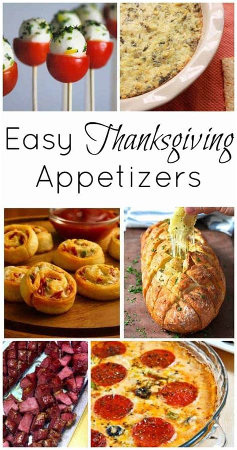 Plus, giving your guests (and yourself) a little something to munch on before the big feast can help prevent overeating. Thanksgiving: Course 1 - Easy Thanksgiving Appetizers ...