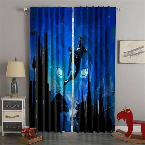 3d Printed Black Panther Style Custom Living Room Curtains Curtains
