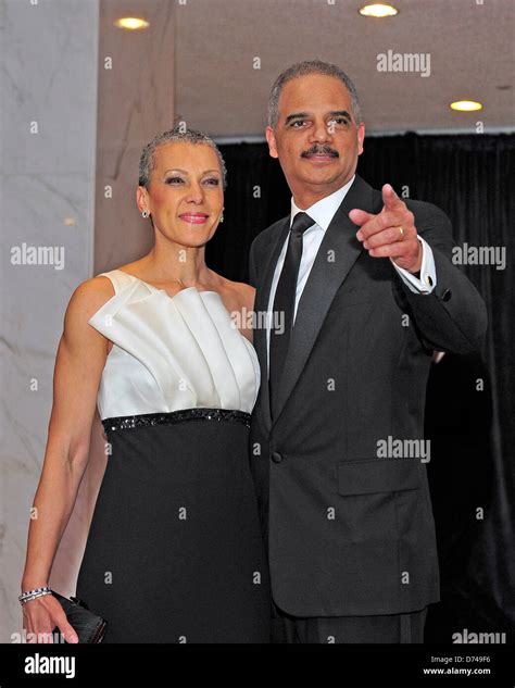 United States Attorney General Eric Holder And His Wife Sharon Malone