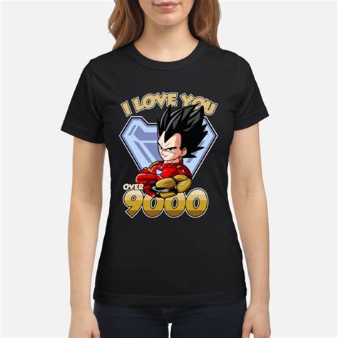 Through dragon ball z, dragon ball gt and most recently dragon ball super, the saiyans who remain alive have displayed an enormous number of these transformations. Official I Love You Over 9000 Dragon Ball Vegeta Shirt ...
