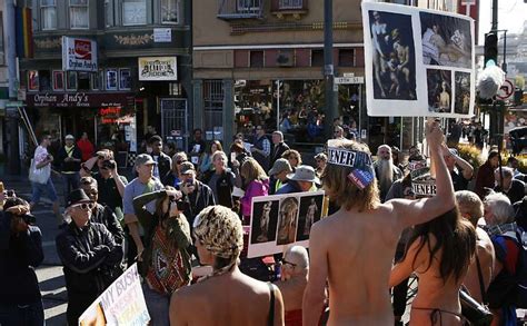 Nude Activists Cause A Stir At Protest In Castro SFGate