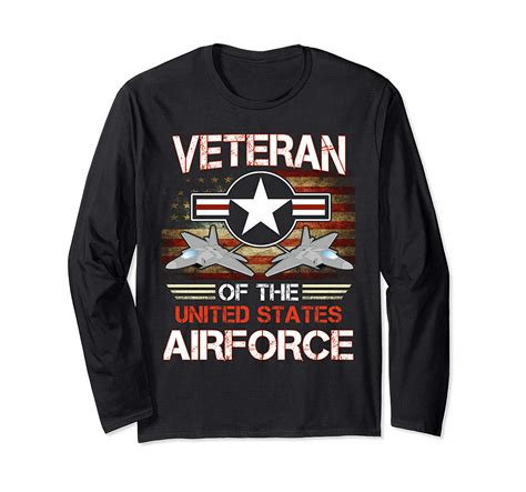 Air Force Veteran T Shirt Veteran Day Tshirt For Men Women Long Sleeve