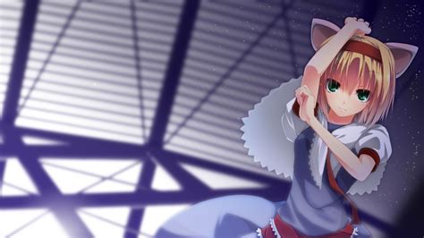 Wallpaper Anime Girl Blond Ears Grace Movement 1920x1080 Coolwallpapers 732958 Hd