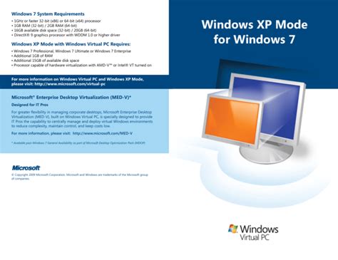 Windows Xp Mode For Windows 7