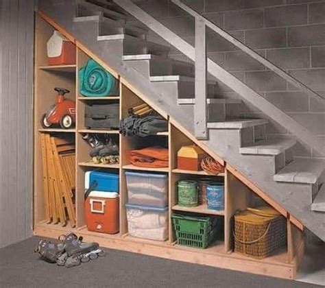 Brilliant Storage Ideas For Under Stairs To Try Asap 06 Garage Stairs