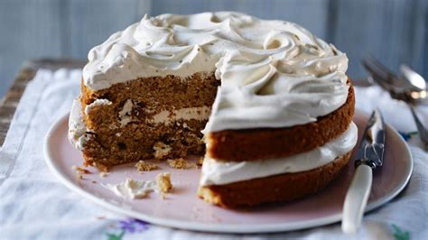 Coffee And Walnut Cake With Coffee Cream Recipe BBC Food