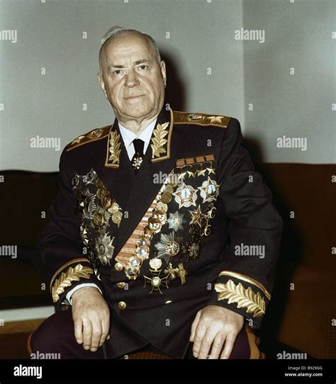 Marshal Of The Soviet Union Georgy Zhukov 1896 1974 Stock Photo Alamy