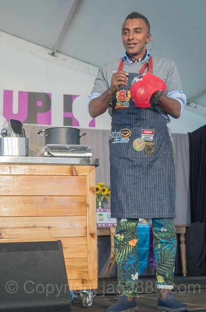 Chef Marcus Samuelsson Red Rooster Harlem Eatup Festival New York