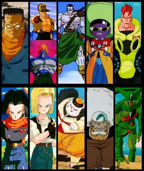This db anime action puzzle game features beautiful 2d illustrated visuals and animations set in a dragon ball world where the timeline has been thrown into chaos, where db characters from the past and present come face to face in new and exciting battles! All the androids of Dragon Ball & Dragon Ball Z | Anime | Pinterest | Dragon, The o'jays and Android