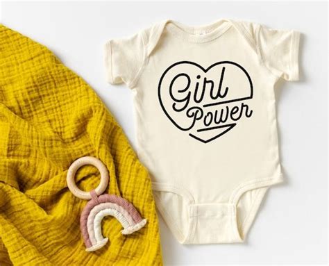 Girl Power Baby Bodysuit Girl Power Shirt Baby Girl Etsy Baby