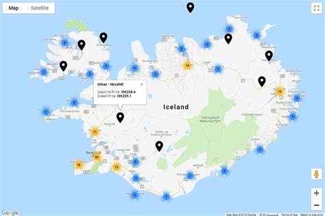 Iceland Gas Stations Map Showcase Wappler Community